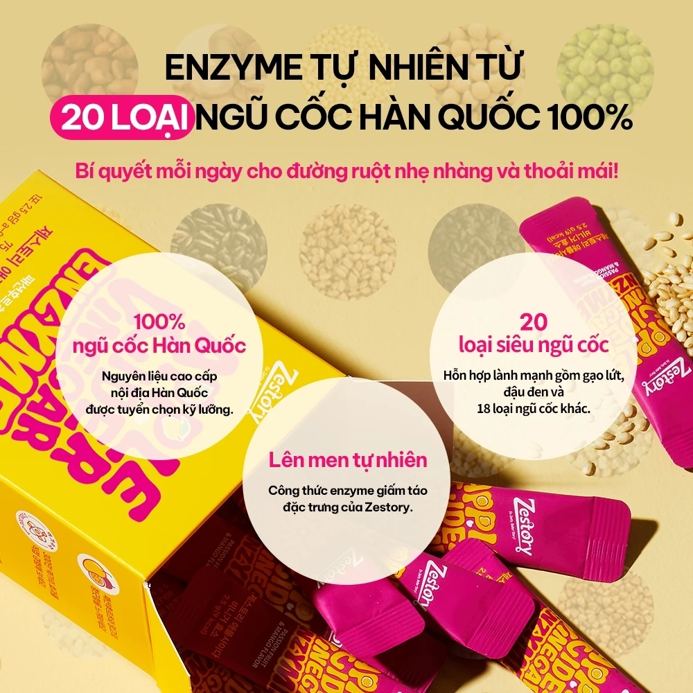 [VN]Zestory Detox Enzyme with Apple Cider Vinegar 30 Sachets