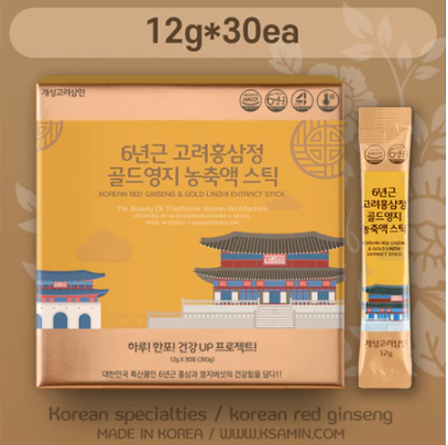 [MY/PH][KRG.FARMER] Premium Korean Red Ginseng Stick Series (Whole-Food / Velvet Antler / Reishi Mushroom)