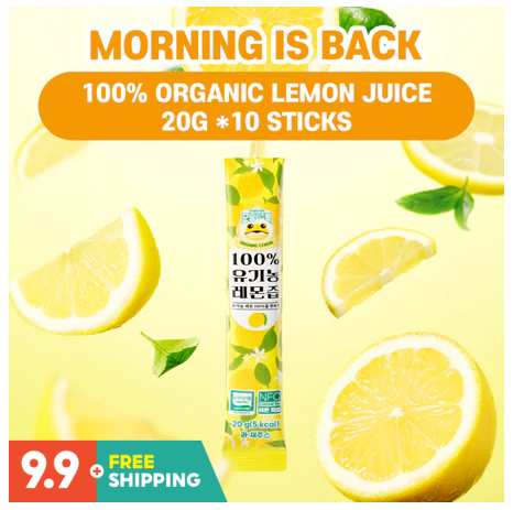 [MY/PH]Morningisback 100% Organic Lemon Juice