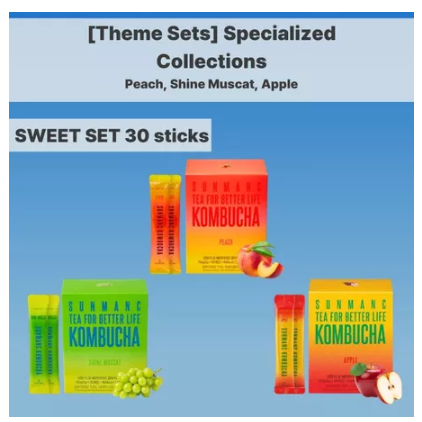 [MY/PH]SUNMANC Daily Kombucha 7 Flavor Trial Pack