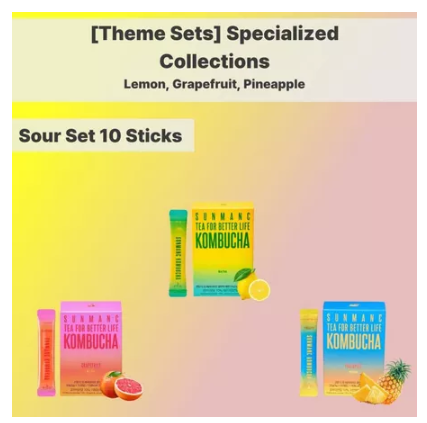 [MY/PH]SUNMANC Daily Kombucha 7 Flavor Trial Pack