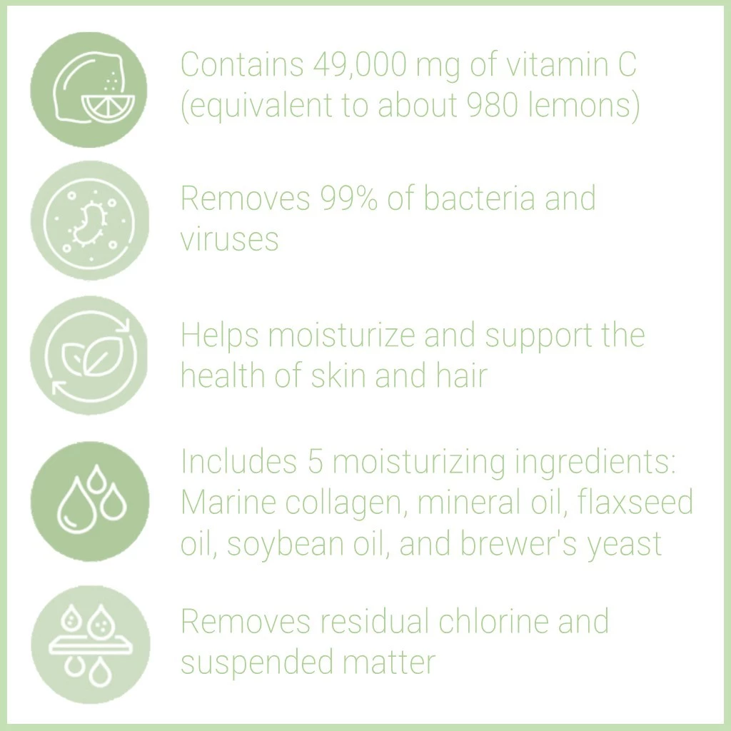 [TW]CLZER Premium Vitamin Shower Filter