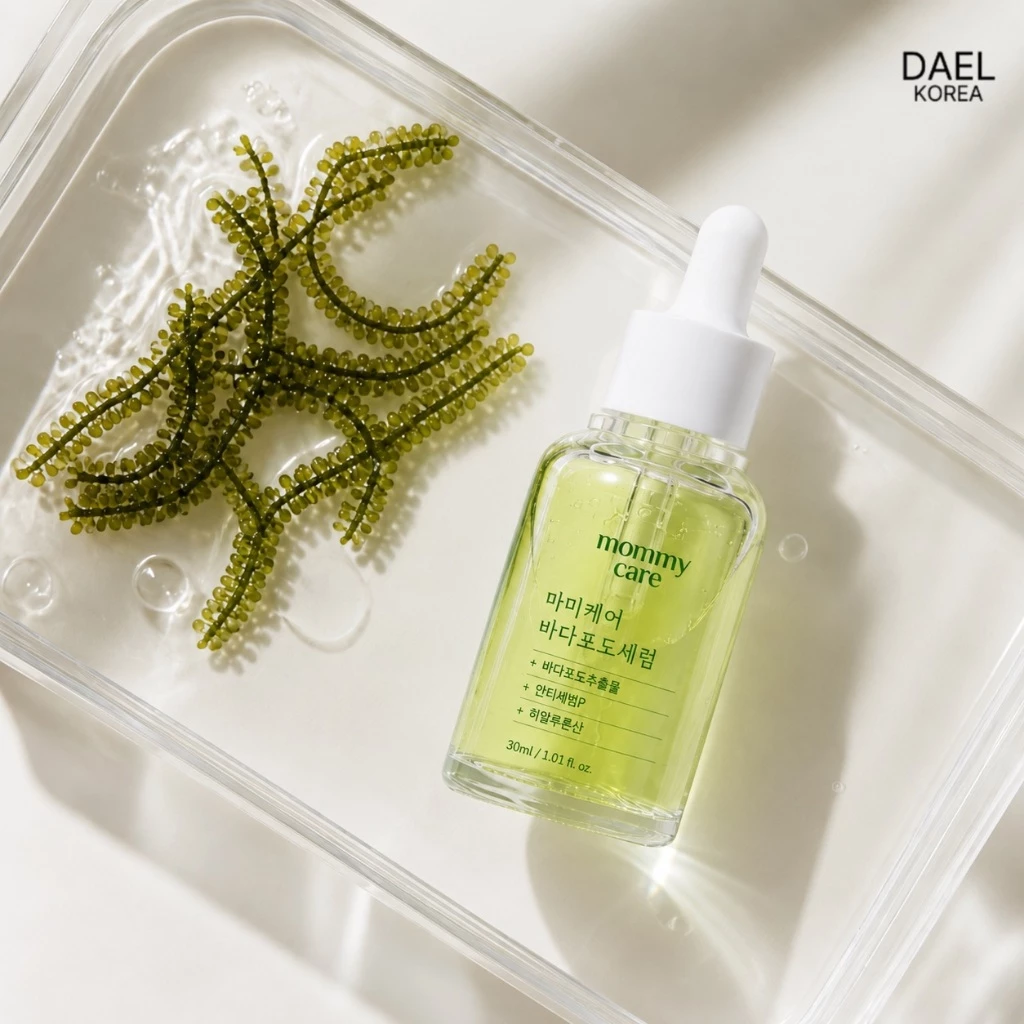 [VN][Mamicare] Sea Grape Pore Serum 30ml/ Tightening Anti-Aging Hyaluronic Acid Hydrating Facial Essence